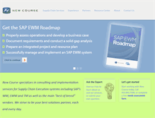 Tablet Screenshot of newcoursellc.com